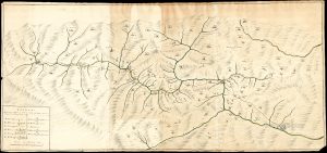 Mappa dei feudi dell'Alta Val Trebbia - 1600 circa